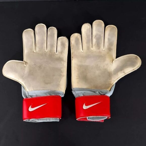 Nike Men’s GK Match Elite Soccer Goalkeeper Gloves GS3370-671 in Red - Size 9 - Picture 2 of 4